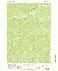 Greenleaf 1984 topographic map thumbnail