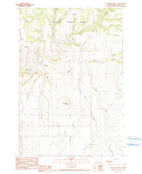 Greenwood Butte 1990 topographic map thumbnail