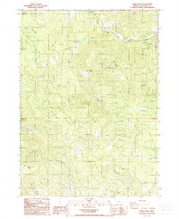 Grizzly Peak 1988 topographic map thumbnail