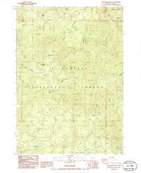 Groundhog Mountain 1986 topographic map thumbnail