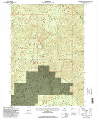 Groundhog Mountain 1997 topographic map thumbnail
