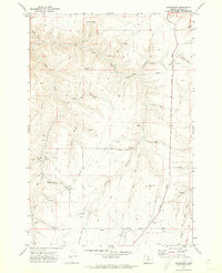 Gwendolen 1970 topographic map thumbnail