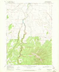 Hager Mtn 1968 topographic map thumbnail