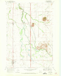 Halsey 1969 topographic map thumbnail