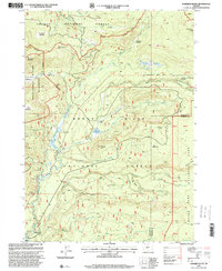 Hamaker Butte 1997 topographic map thumbnail