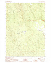 Hamelton Butte 1988 topographic map thumbnail