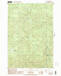 Hamlet 1984 topographic map thumbnail