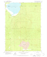 Hamner Butte 1963 topographic map preview