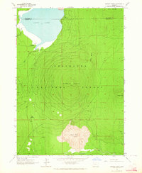 Hamner Butte 1963 topographic map thumbnail