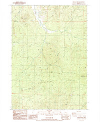 Harness Mtn topographic map thumbnail