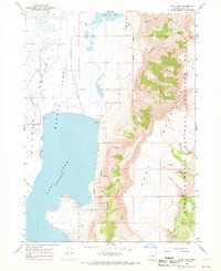 Hart Lake 1967 topographic map thumbnail