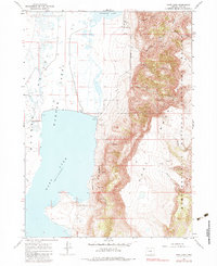 Hart Lake 1967 topographic map thumbnail