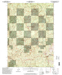 Harter Mountain 1994 topographic map preview