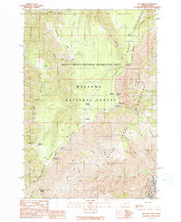 Hat Point 1990 topographic map thumbnail