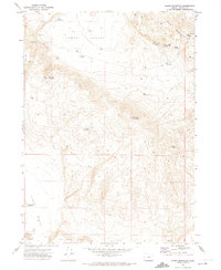 Hawks Mountain 1971 topographic map thumbnail