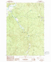 Hebo 1985 topographic map thumbnail