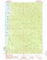 Heceta Head 1984 topographic map thumbnail