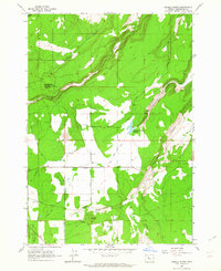 Henkle Butte 1962 topographic map thumbnail