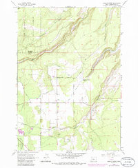 Henkle Butte 1962 topographic map thumbnail