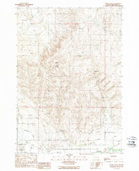 Henry Gulch 1988 topographic map preview