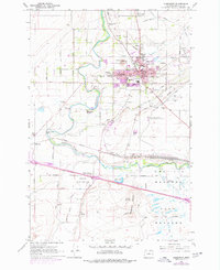 Hermiston 1962 topographic map thumbnail