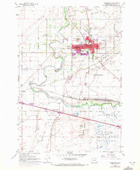 Hermiston 1962 topographic map thumbnail