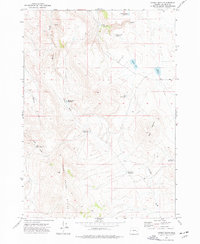 Hickey Basin 1972 topographic map thumbnail