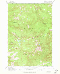 Hickman Butte 1962 topographic map thumbnail