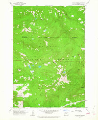 Hickman Butte 1962 topographic map thumbnail