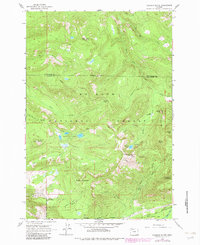 Hickman Butte 1962 topographic map preview