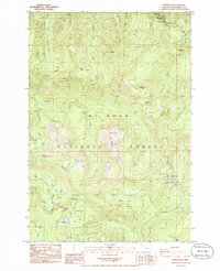 High Rock 1985 topographic map thumbnail