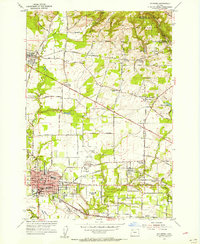 Hillsboro 1954 topographic map thumbnail