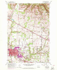 Hillsboro 1961 topographic map thumbnail
