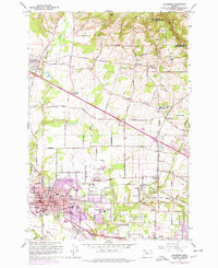 Hillsboro 1961 topographic map thumbnail