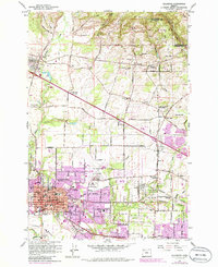 Hillsboro 1961 topographic map thumbnail