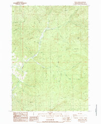 Hinkle Creek 1987 topographic map thumbnail