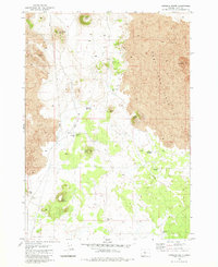Hogback Butte 1981 topographic map thumbnail
