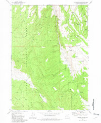 Holmes Canyon 1981 topographic map preview