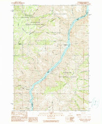 Homestead 1990 topographic map thumbnail