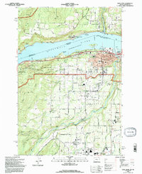 Hood River 1994 topographic map thumbnail