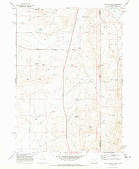 Hooker Creek 1969 topographic map preview