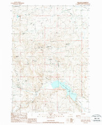 Hope Butte 1988 topographic map thumbnail