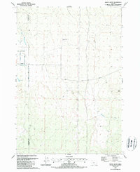 Horse Butte 1988 topographic map thumbnail