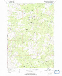 Horse Heaven Creek 1968 topographic map thumbnail