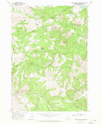 Horse Heaven Creek 1968 topographic map thumbnail