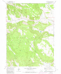 Horse Prairie 1968 topographic map thumbnail