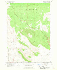 Horse Ridge 1967 topographic map thumbnail