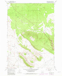 Horse Ridge 1967 topographic map thumbnail