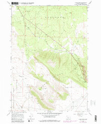 Horse Ridge 1967 topographic map thumbnail
