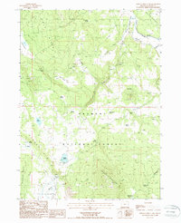 Horsefly Mountain 1988 topographic map thumbnail